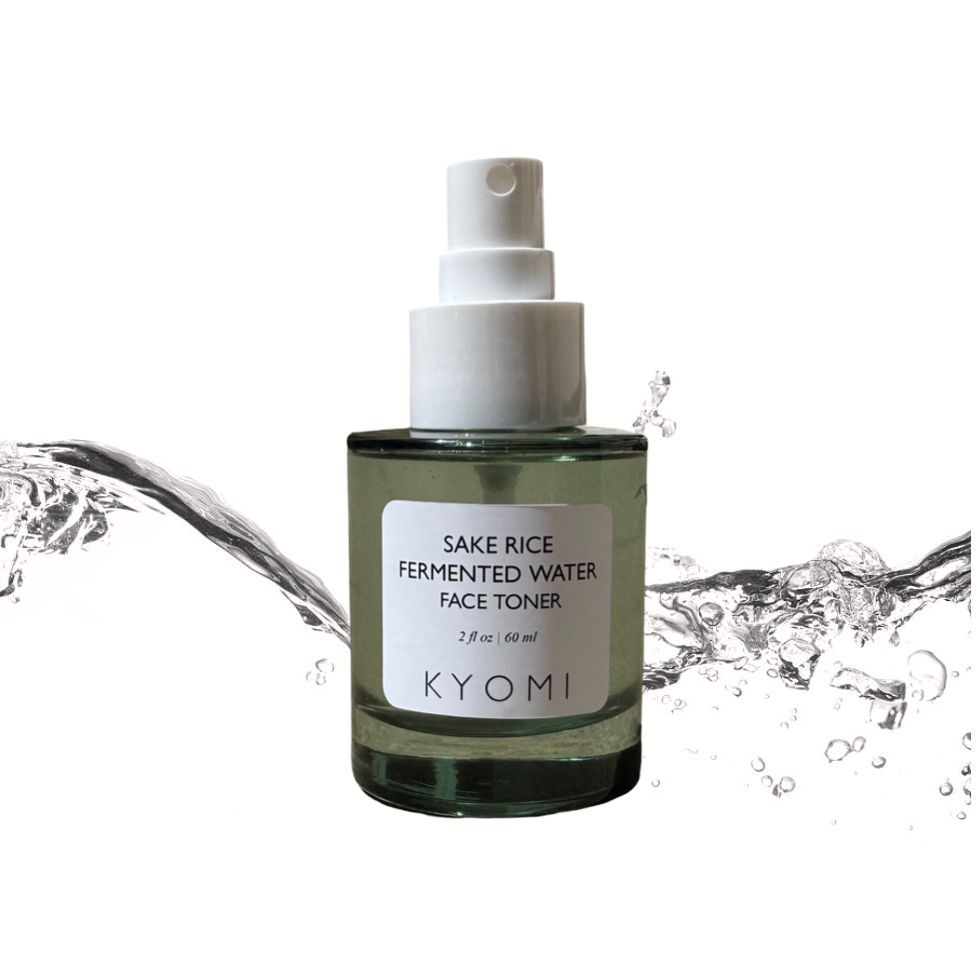 Sake rice fermented water face toner, natural face toner