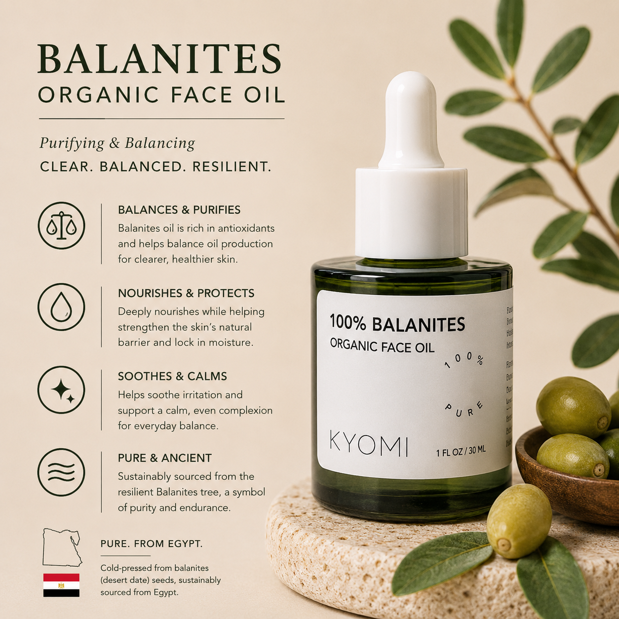 Organic Face Oils | Vegan & Cold-Pressed Skincare – Kyomi Skin