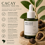 Organic cacay face oil info