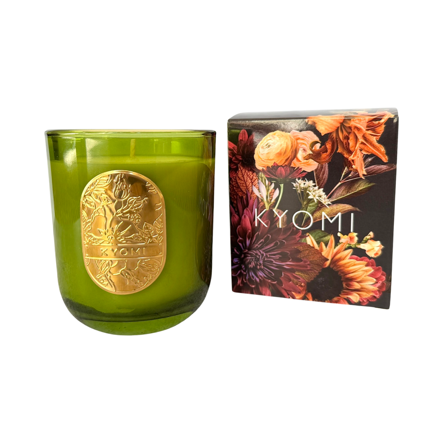Kyomi candle, organic candles, natural candles. organic fragrance candles, natural fragrance candles, scented candles, luxury candles