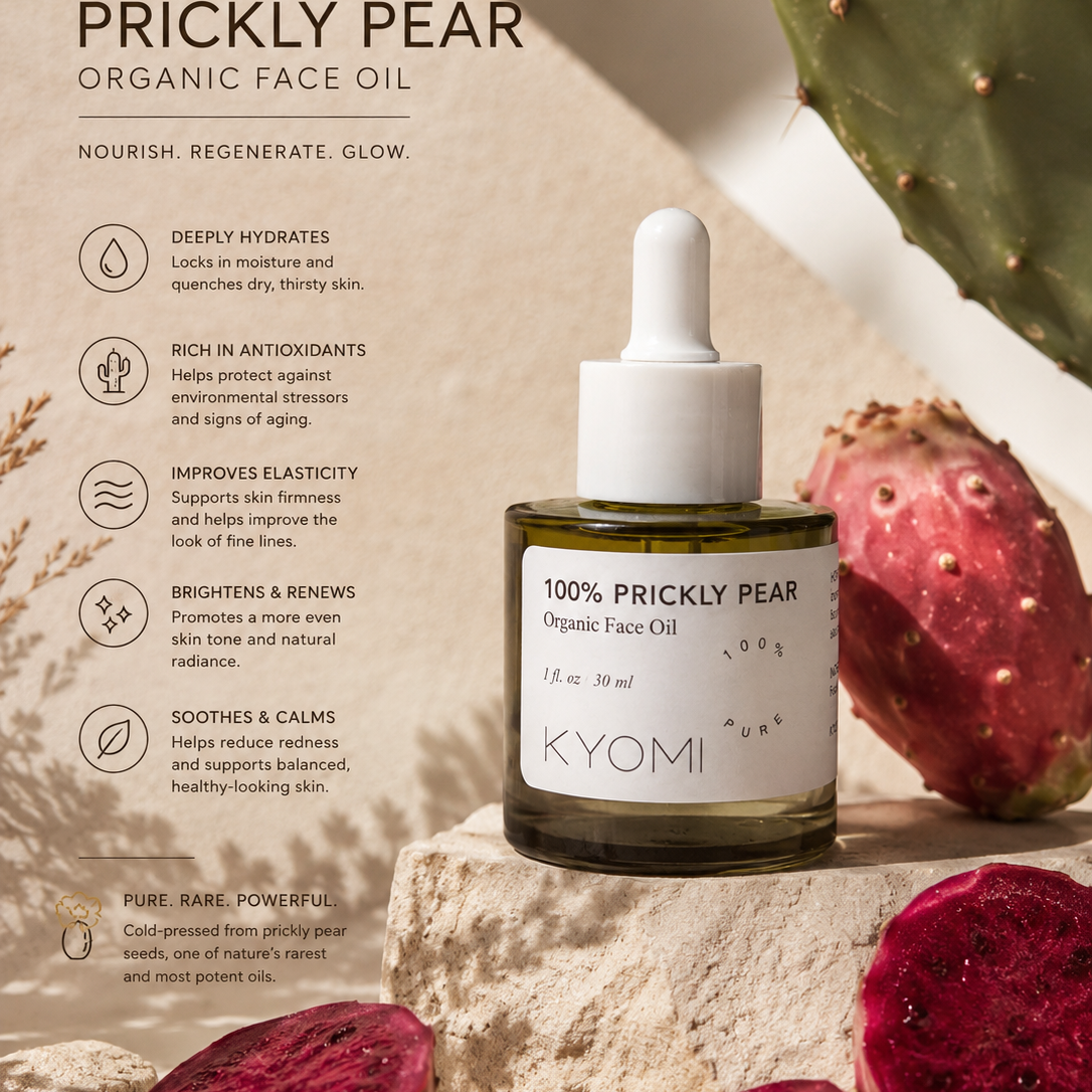 organic prickly pear face oil