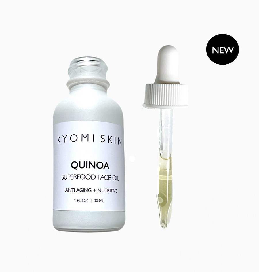 kyomi skin quinoa face oil, quinoa skincare, quinoa oil, superfood quinoa