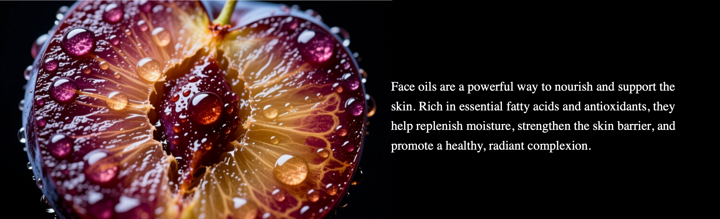 Kyomi skins face oils- plum face oil