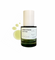 Green face toner bottle with white cap on a white background