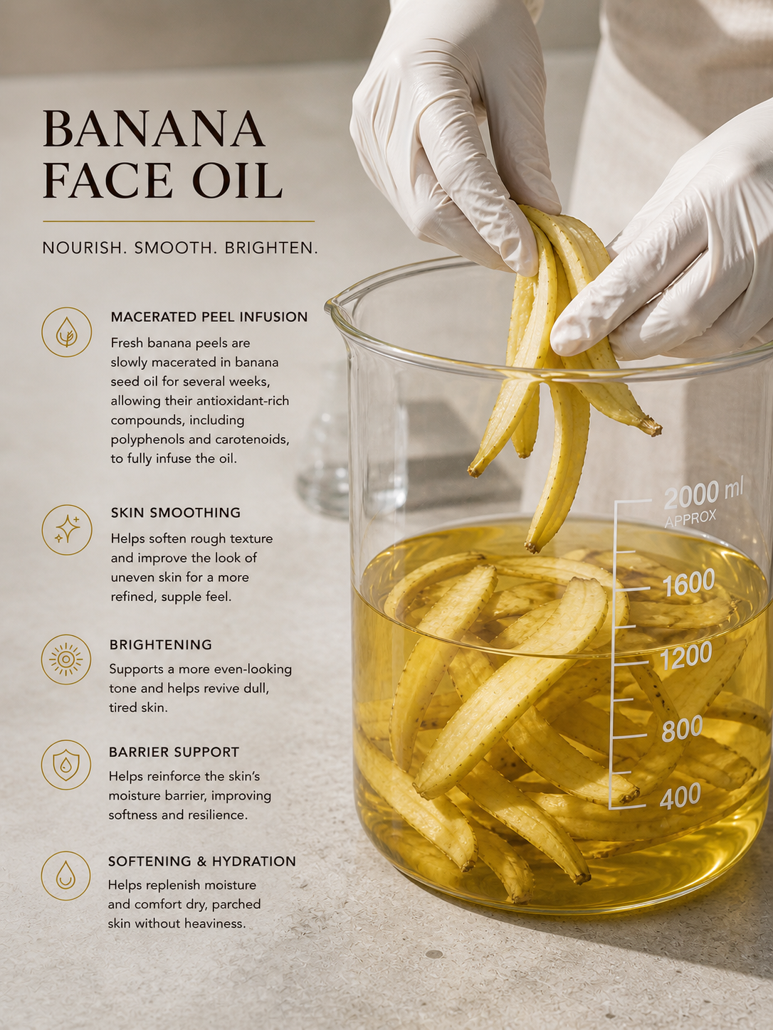 macerated banana peel oil