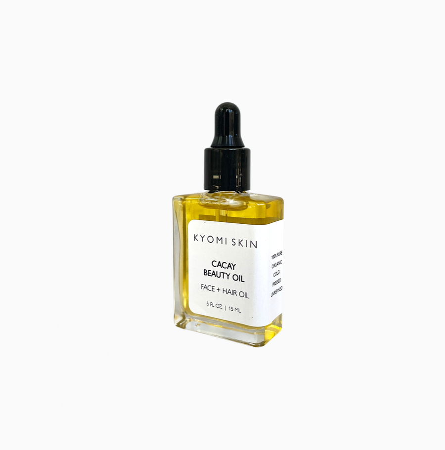 kyomi skin cacay beauty oil mini trial size, skincare trial sizes, cacay oil