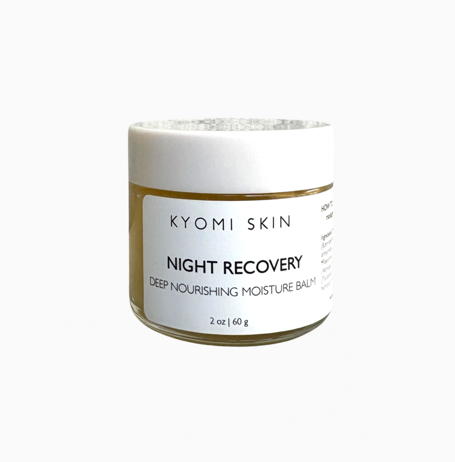kyomi skin night recovery face balm, everything balm organic face balm, dry skin balm