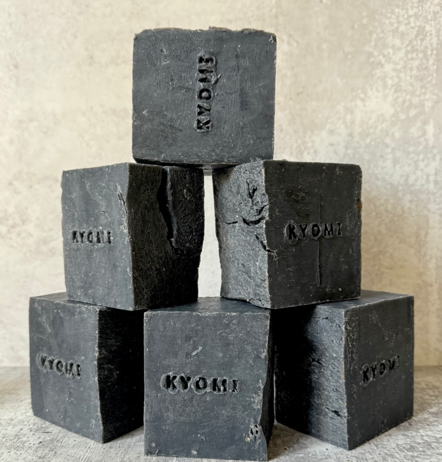Peppermint Charcoal Soap Brick - All Natural Soap