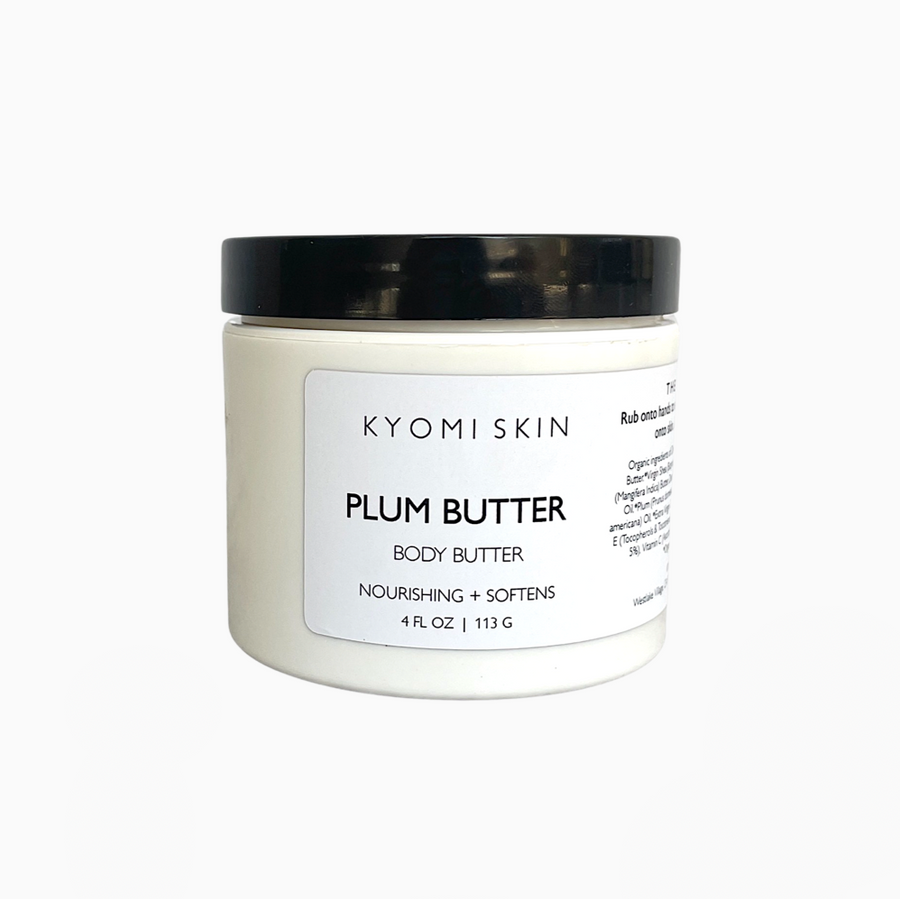 Kyomi skin plum butter, body butter, plum kernel body butter, plum beauty oil, plum oil, body butters, Le Prunier plum
