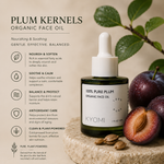 Organic plum face oil
