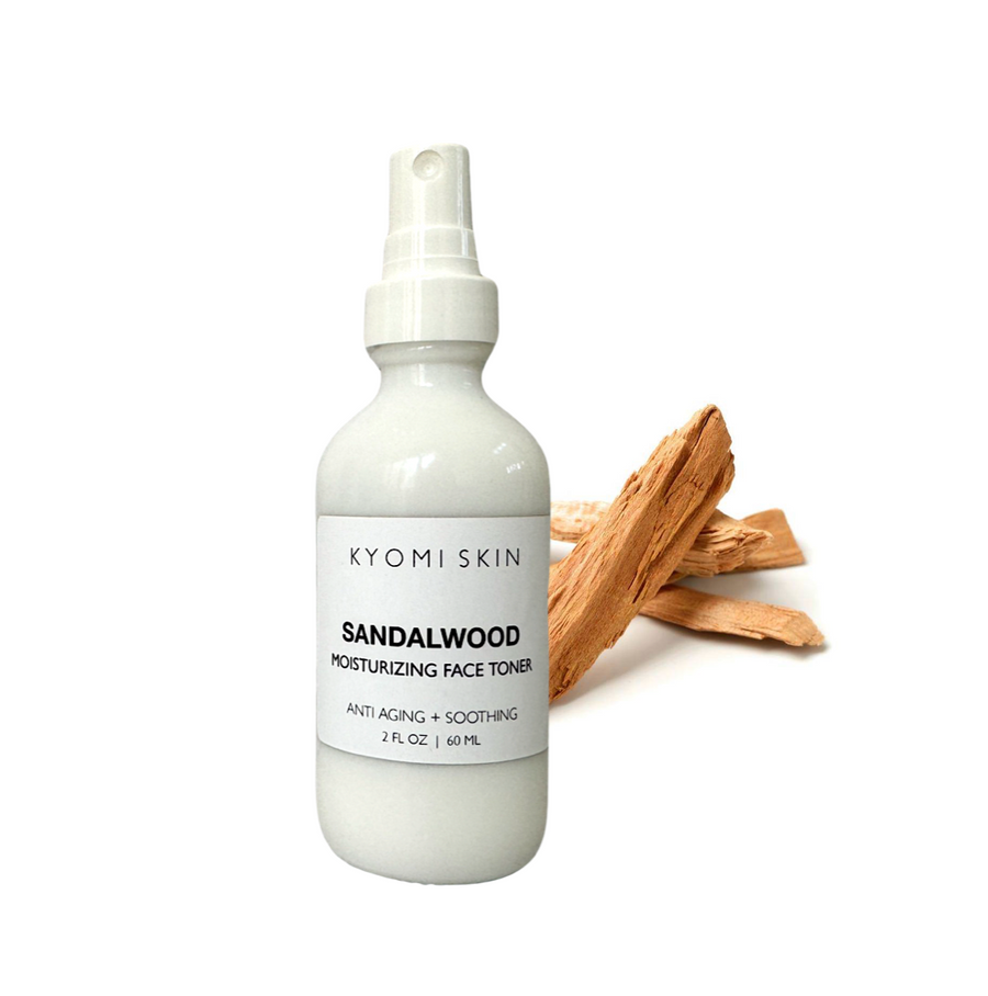 Sandalwood Face Toner- Anti Aging+ Tones  100% Natural