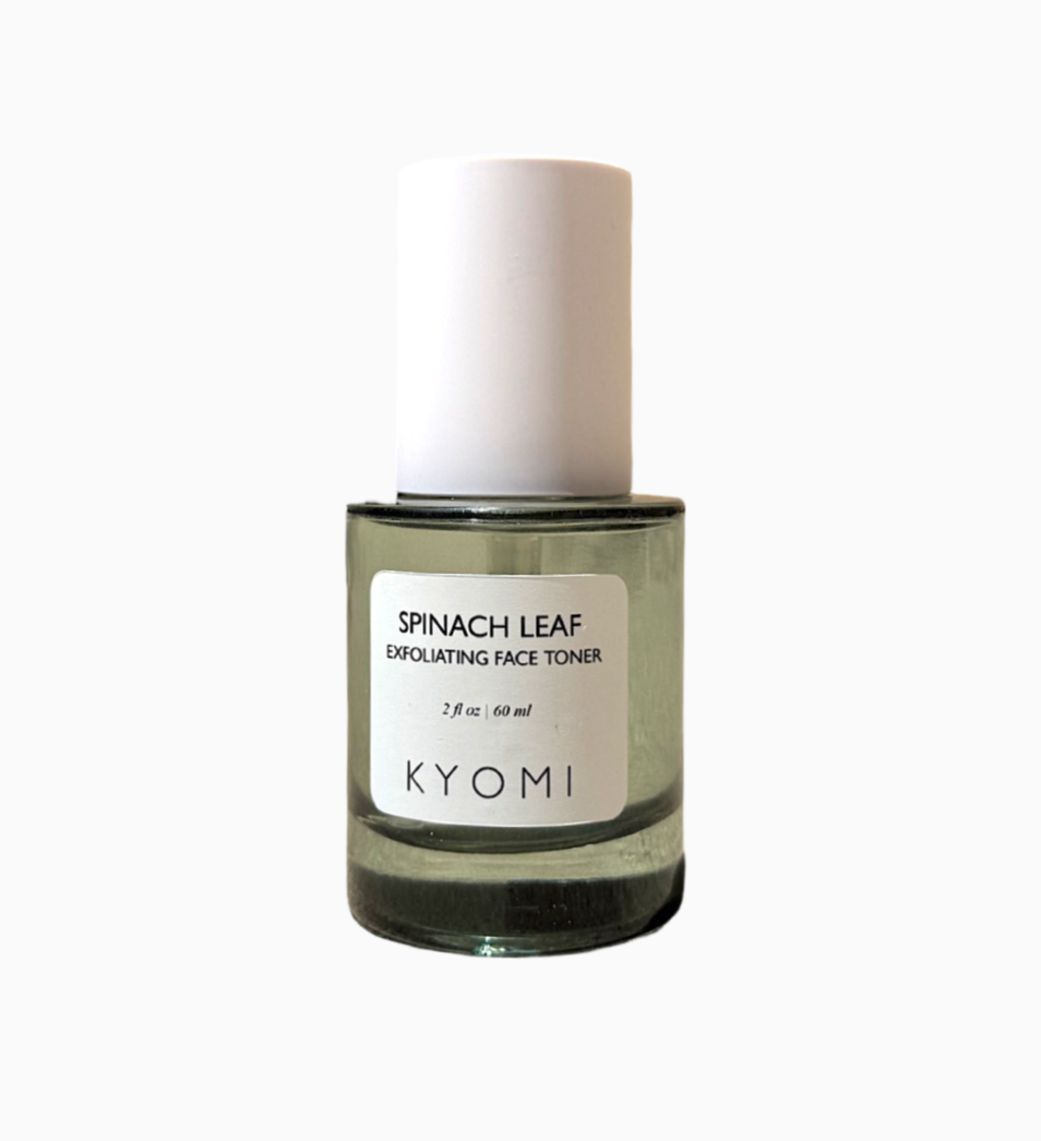 Spinach Leaf Face Toner - Gentle Exfoliating- natural toners